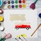 30-Pack 4-Inch Wooden Fire Truck Cutouts – Unfinished Firefighter Truck Shapes for DIY Painting, Hanging Ornaments, Gift Tags, and Craft Projects
